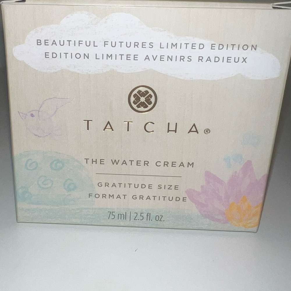 Tatcha gratitude size water cream